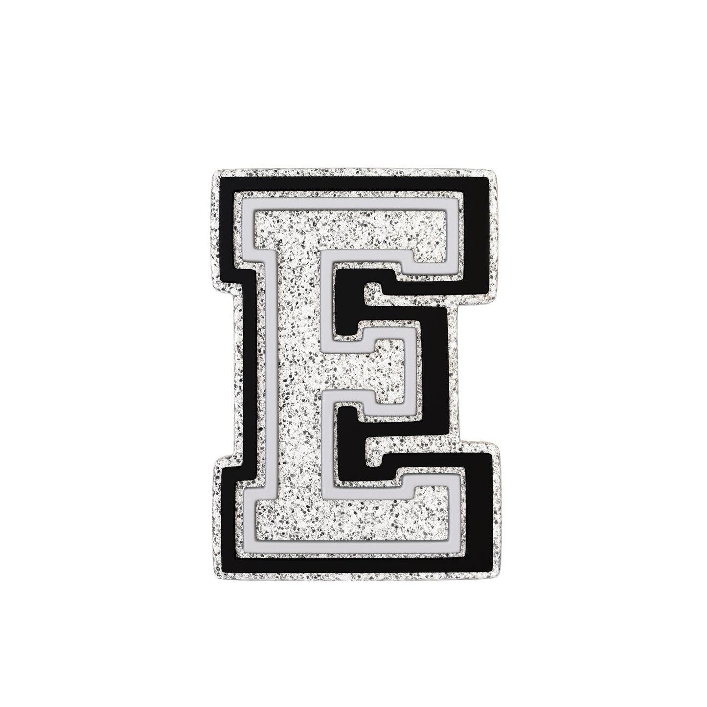 Budz | Silver Letter E